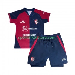 Cagliari Kinderset Heim trikot 2025-2026 Kurzarm