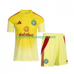 Celtic Glasgow Kinderset Heim trikot 2025-2026 Kurzarm Torwart FC