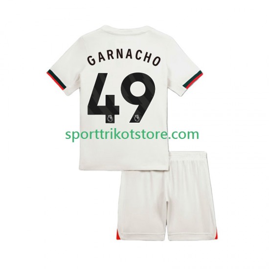 Chelsea Kinderset Auswärts trikot 2025-2026 Kurzarm Alejandro Garnacho 49