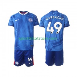 Chelsea Kinderset Heim trikot 2025-2026 Kurzarm Alejandro Garnacho 49
