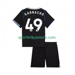 Chelsea Kinderset Ausweich trikot 2025-2026 Kurzarm Alejandro Garnacho 49