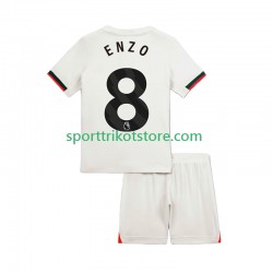 Chelsea Kinderset Auswärts trikot 2025-2026 Kurzarm Enzo Fernandez 8