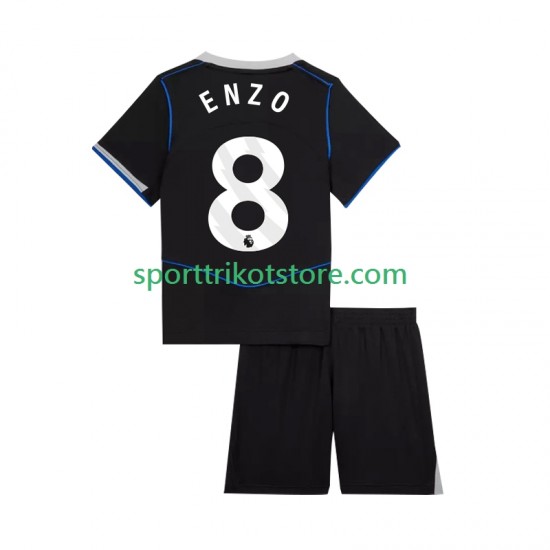 Chelsea Kinderset Ausweich trikot 2025-2026 Kurzarm Enzo Fernandez 8