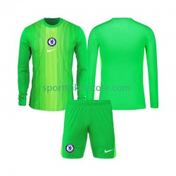 Chelsea Kinderset Auswärts trikot 2025-2026 Langarm Torwart