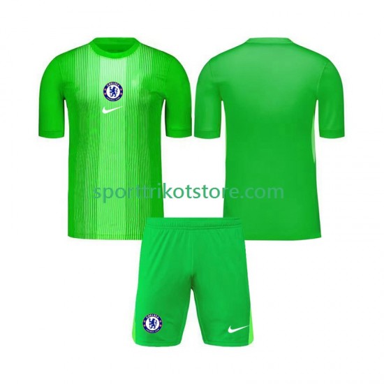 Chelsea Kinderset Auswärts trikot 2025-2026 Kurzarm Torwart