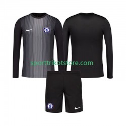Chelsea Kinderset Heim trikot 2025-2026 Langarm Torwart
