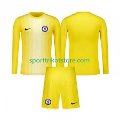 Chelsea Kinderset Ausweich trikot 2025-2026 Langarm Torwart
