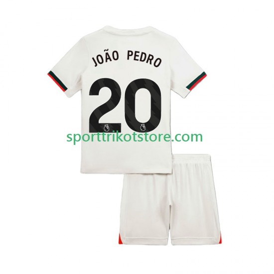 Chelsea Kinderset Auswärts trikot 2025-2026 Kurzarm Joao Pedro 20
