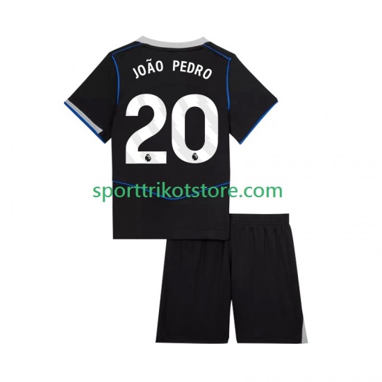 Chelsea Kinderset Ausweich trikot 2025-2026 Kurzarm Joao Pedro 20