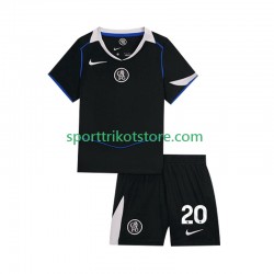 Chelsea Kinderset Ausweich trikot 2025-2026 Kurzarm Joao Pedro 20