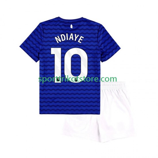 Everton Kinderset Heim trikot 2025-2026 Kurzarm FC Ndiaye 10