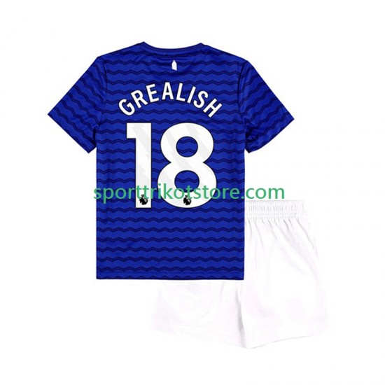 Everton Kinderset Heim trikot 2025-2026 Kurzarm Jack Grealish 18