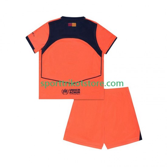 FC Barcelona Kinderset Ausweich trikot 2025-2026 Kurzarm