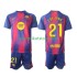 FC Barcelona Kinderset Heim trikot 2025-2026 Kurzarm Frenkie de Jong 21