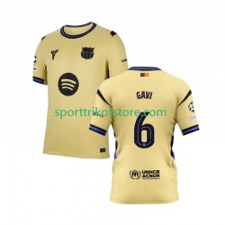 FC Barcelona Herren Auswärts trikot 2025-2026 Kurzarm Gavi 6 Champions League