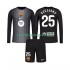 FC Barcelona Kinderset Ausweich trikot 2025-2026 Langarm Torwart Szczesny 25