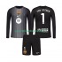 FC Barcelona Kinderset Ausweich trikot 2025-2026 Langarm Torwart Ter Stegen 1