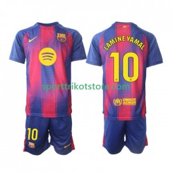 FC Barcelona Kinderset Heim trikot 2025-2026 Kurzarm Lamine Yamal 10