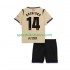 FC Barcelona Kinderset Auswärts trikot 2025-2026 Kurzarm Marcus Rashford 14 UCL