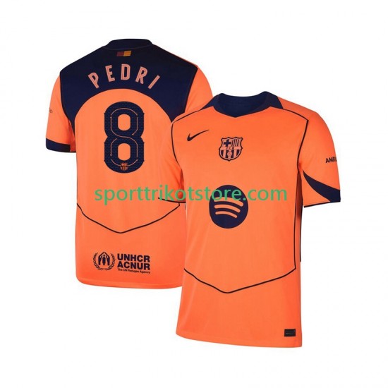 FC Barcelona Herren Ausweich trikot 2025-2026 Kurzarm Pedri 8 UCL