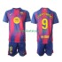 FC Barcelona Kinderset Heim trikot 2025-2026 Kurzarm Robert Lewandowski 9