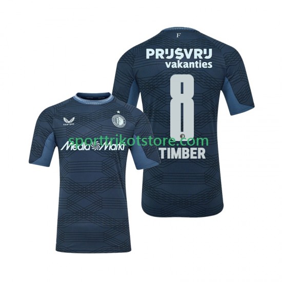 Feyenoord Rotterdam Herren Auswärts trikot 2025-2026 Kurzarm Quinten Timber 8