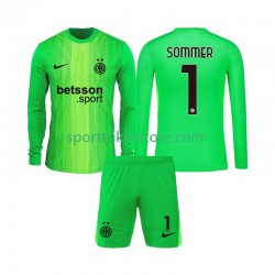 Inter Mailand Kinderset Ausweich trikot 2025-2026 Langarm Torwart Yann Sommer 1