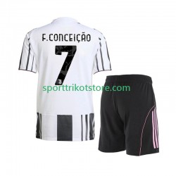 Juventus Turin Kinderset Heim trikot 2025-2026 Kurzarm Francisco Conceicao 7