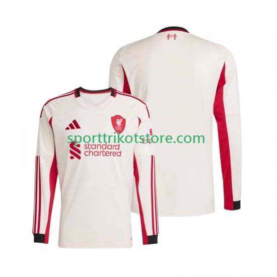 Liverpool Herren Auswärts trikot 2025-2026 Langarm