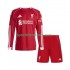 Liverpool Kinderset Heim trikot 2025-2026 Langarm