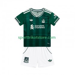 Liverpool Kinderset Ausweich trikot 2025-2026 Kurzarm