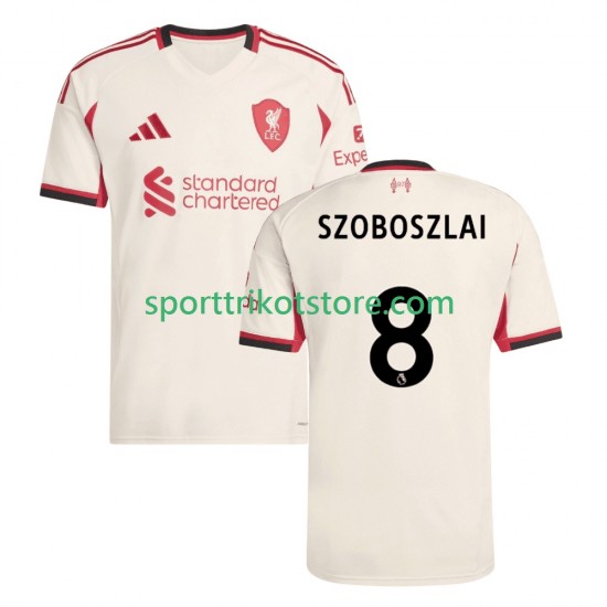 Liverpool Herren Auswärts trikot 2025-2026 Kurzarm Dominik Szoboszlai 8
