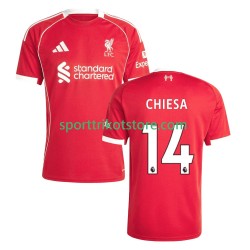Liverpool Herren Heim trikot 2025-2026 Kurzarm Federico Chiesa 14