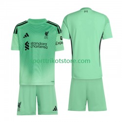 Liverpool Kinderset Auswärts trikot 2025-2026 Kurzarm Torwart