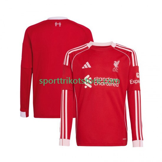 Liverpool Herren Heim trikot 2025-2026 Langarm