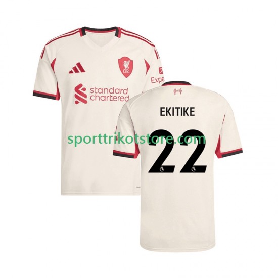 Liverpool Herren Auswärts trikot 2025-2026 Kurzarm Hugo Ekitike 22