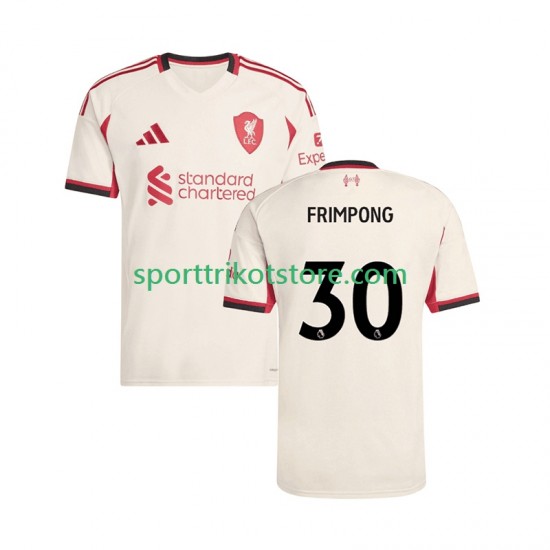 Liverpool Herren Auswärts trikot 2025-2026 Kurzarm Jeremie Frimpong 30