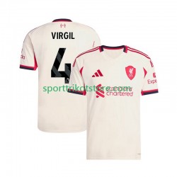 Liverpool Herren Auswärts trikot 2025-2026 Kurzarm Virgil van Dijk 4