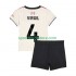 Liverpool Kinderset Auswärts trikot 2025-2026 Kurzarm Virgil van Dijk 4