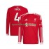 Liverpool Herren Heim trikot 2025-2026 Langarm Virgil van Dijk 4