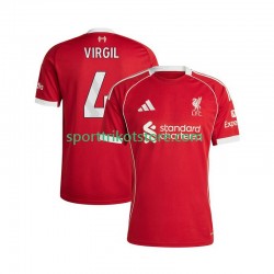 Liverpool Herren Heim trikot 2025-2026 Kurzarm Virgil van Dijk 4