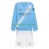 Manchester City Kinderset Heim trikot 2025-2026 Langarm