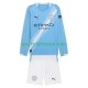 Manchester City Kinderset Heim trikot 2025-2026 Langarm