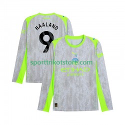 Manchester City Herren Ausweich trikot 2025-2026 Langarm Erling Haaland 9