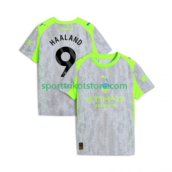 Manchester City Herren Ausweich trikot 2025-2026 Kurzarm Erling Haaland 9