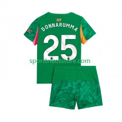 Manchester City Kinderset Heim trikot 2025-2026 Kurzarm Torwart Gianluigi Donnarumma 25