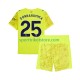 Manchester City Kinderset Ausweich trikot 2025-2026 Kurzarm Torwart Gianluigi Donnarumma 25