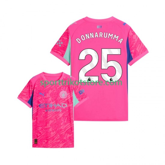 Manchester City Herren Auswärts trikot 2025-2026 Kurzarm Torwart Gianluigi Donnarumma 25