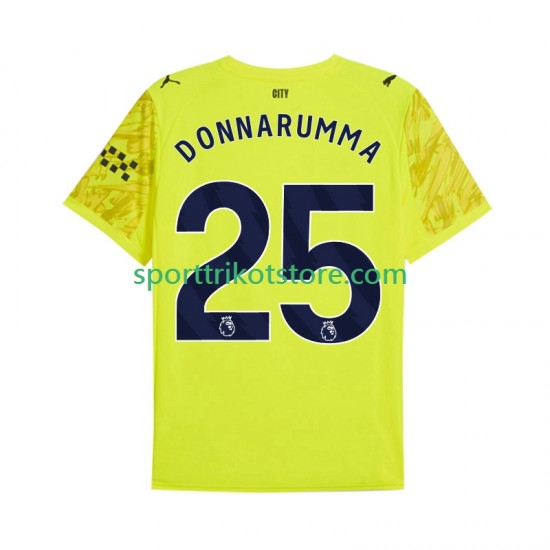 Manchester City Herren Ausweich trikot 2025-2026 Kurzarm Torwart Gianluigi Donnarumma 25