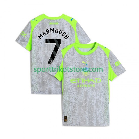 Manchester City Herren Ausweich trikot 2025-2026 Kurzarm Omar Marmoush 7